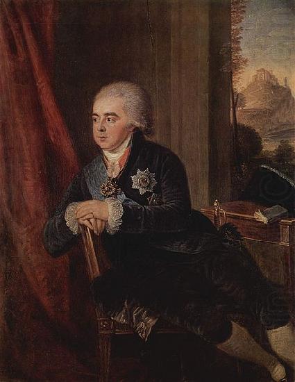Portrait of prince Alexey Kurakine, Ludwig Guttenbrunn